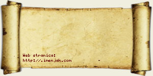 Hana Kljajić vizit kartica